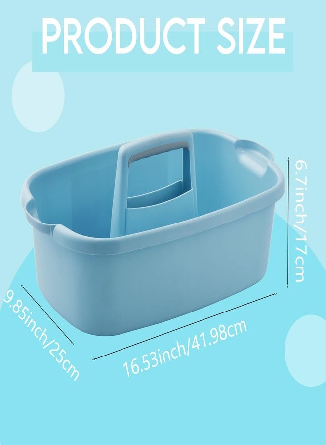 RELEMTRA Portable Shower Caddy Basket with Handle, Plastic Shower Caddy Dorm, Cleaning Storage Organiser for Car, Bathroom, Garden, Kitchen, College, Dorm Room Essentials - Image 2
